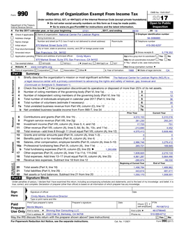 NCLR Form 990 2017