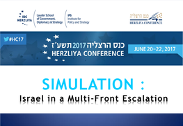 SIMULATION: Israel in a Multi-Front Escalation