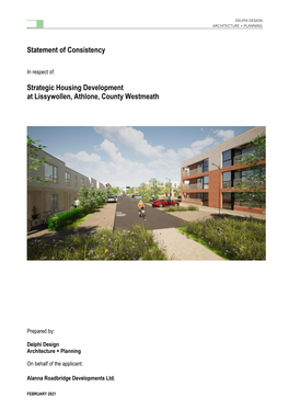 Statement of Consistency Strategic Housing Development At