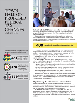 Town Hall on Proposed Federal Tax Changes