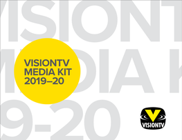 Visiontv Media Kit 2019–20