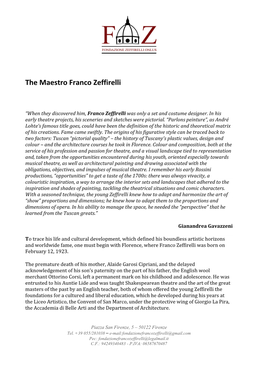 Download Thebiography of Franco Zeffirelli