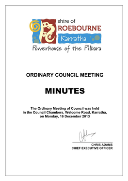 Ordinary Council Meeting