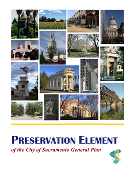 PRESERVATION ELEMENT of the City of Sacramento General Plan SECTION 10