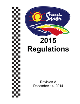 FSGP 2015 Regulations