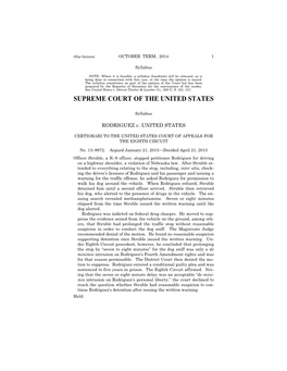 13-9972 Rodriguez V. United States (04/21/2015)