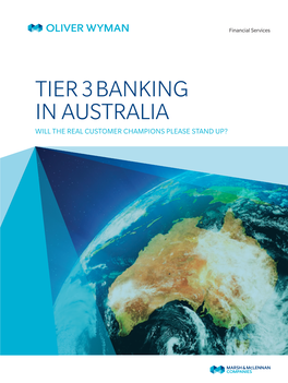 Tier 3 Banking in Australia
