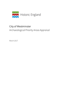 City of Westminster Archaeological Priority Areas Appraisal