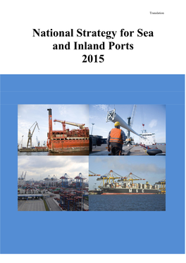 National Strategy for Sea and Inland Ports 2015