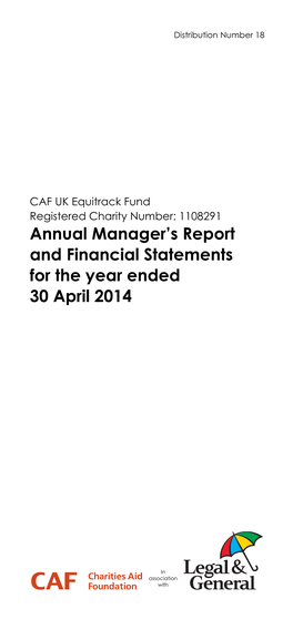 Annual Manager's Report and Financial