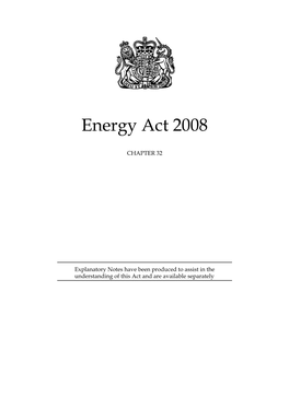 Energy Act 2008