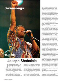 Joseph Shabalala Vice Radio Bantu