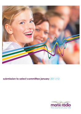 Submission to Select Committee January 2011/12