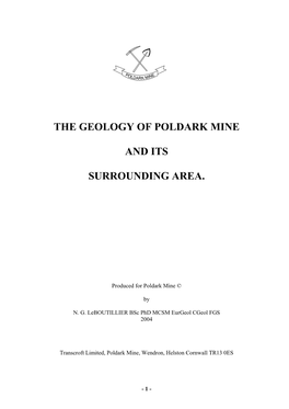 The Geology of Poldark Mine and Its Surrounding Area