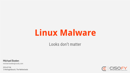 Linux Malware