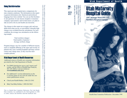 Utah Maternity Hospital Guide