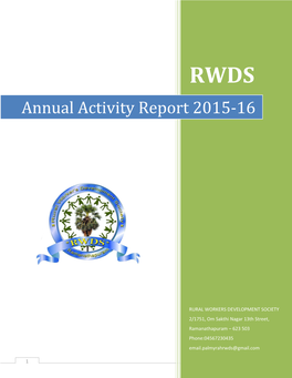Annual Activity Report 2015-16