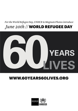 June 20Th //World Refugee Day