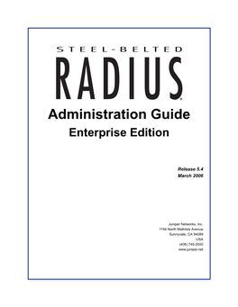 Administration Guide Enterprise Edition