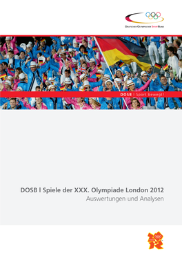 DOSB L Spiele Der XXX. Olympiade London 2012 Auswertungen Und
