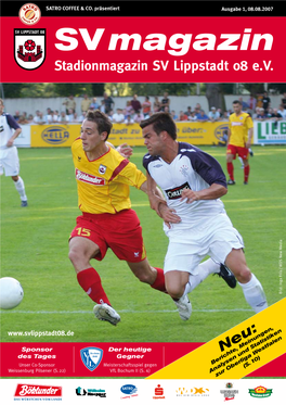Svmagazin 2007/2008 Ausgabe 1