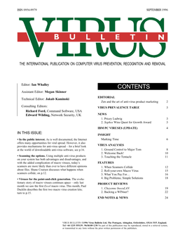 Virus Bulletin, September 1996