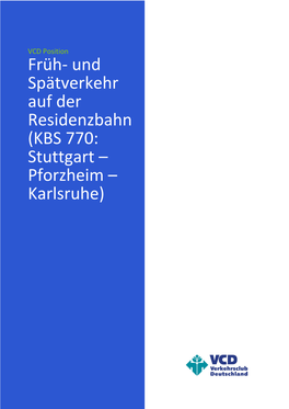 KBS 770: Stuttgart – Pforzheim – Karlsruhe