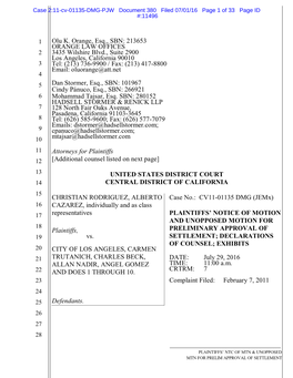 Case 2:11-Cv-01135-DMG-PJW Document 380 Filed 07/01/16 Page 1 of 33 Page ID #:11496