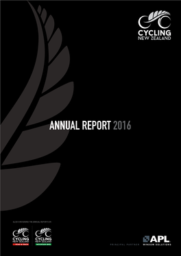 2016 Cycling New Zealand Annual Report