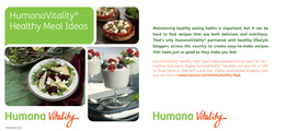 Humanavitality Recipe Cards