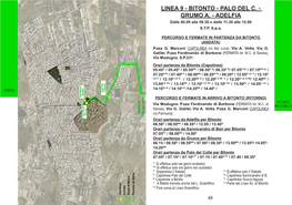 Linea 9 - Bitonto - Palo Del C