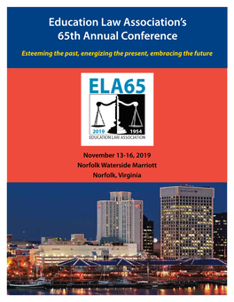 Education Law Association's 65Th Annual Conference