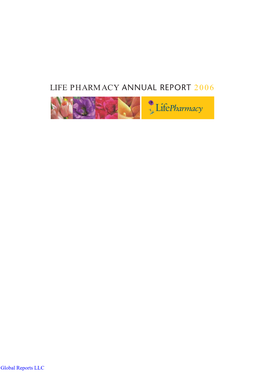 Life Pharmacy Annual Report 2006