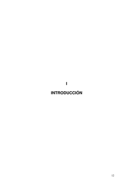 I Introducción