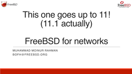 MUHAMMAD MOINUR RAHMAN BOFH@FREEBSD.ORG Who Am I?