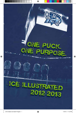 2013 Indiana Ice Game Program 1 1/16/13 11:12 PM 2013 Indiana Ice Game Program 2 1/16/13 11:12 PM 201 S