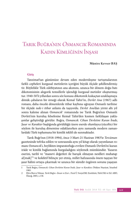 Tarık Buğra'nın Osmancık Romanında Kadın Kimliğinin İnşası