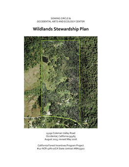 Wildlands Stewardship Plan