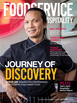 SUSUR LEE SHARES HIS EXPERIENCES SHARES HISEXPERIENCES Foodserviceandhospitality.Com