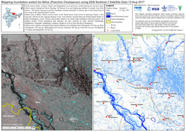 Mapping Inundation Extent for Bihar (Paschim Champaran)