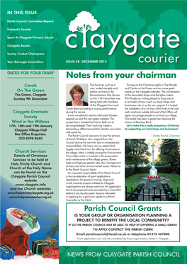 Claygate Courier December 2012.Indd