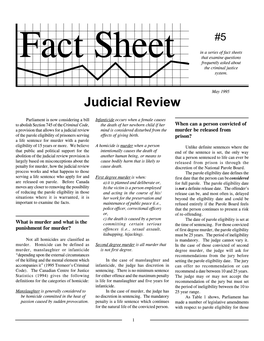 Judicial Review