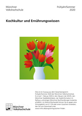 Kochkultur Und Ernährungswissen