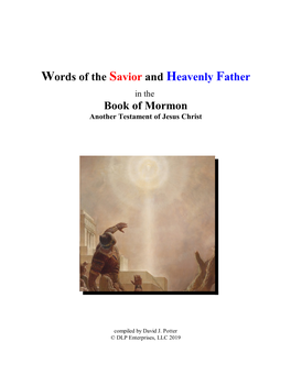 Words of the Savior and Heavenly Father Book of Mormon