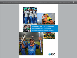 ICC Annual Report 2013-14
