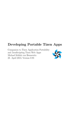 Developing Portable Tizen Apps