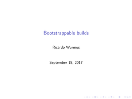 Bootstrappable Builds