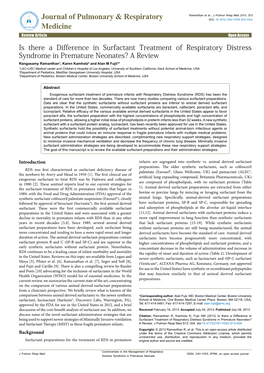 Is There a Difference in Surfactant Treatment