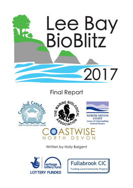 Lee Bay Bioblitz Report.Pdf