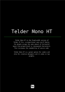 Telder Mono HT